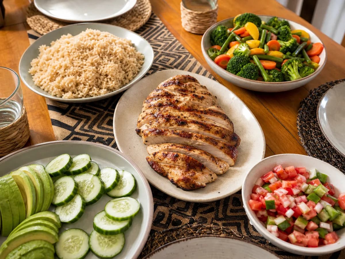 Healthy Family Nutrition meal example