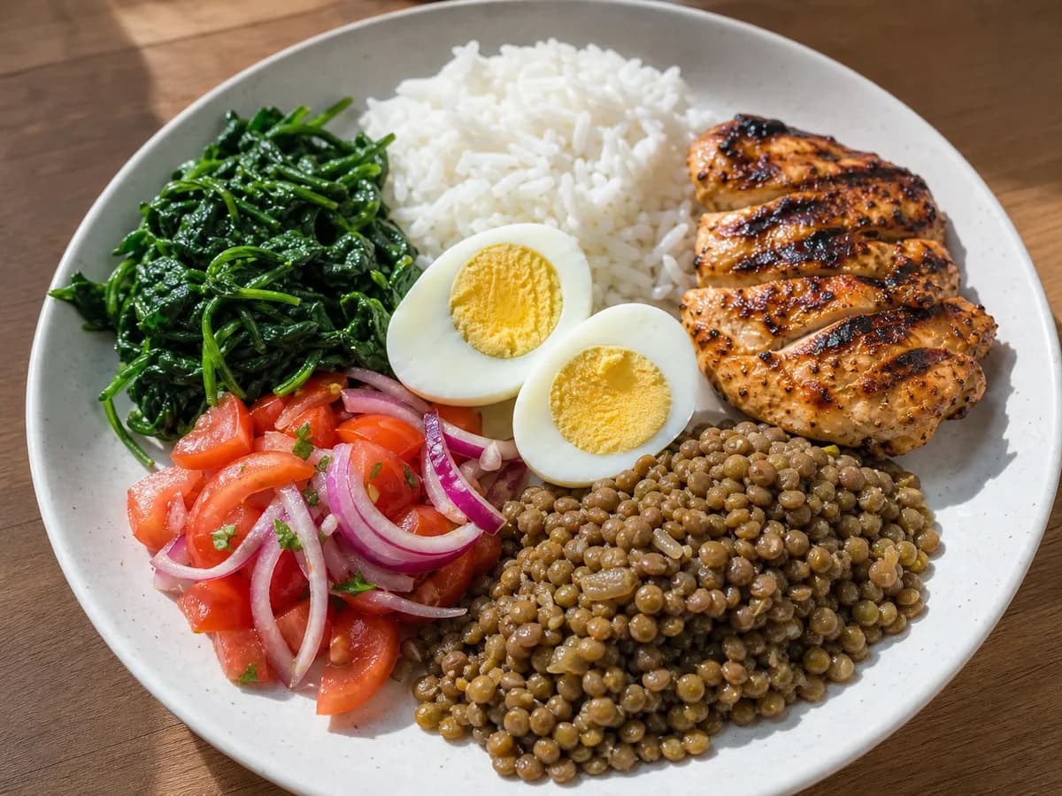High Protein meal example